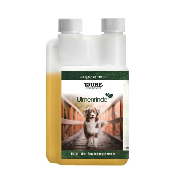 Tjure Ulmenrinde Liquid 250 ml | natürliche Unterstützung der Magen-Darm-Funktion Deines Hundes